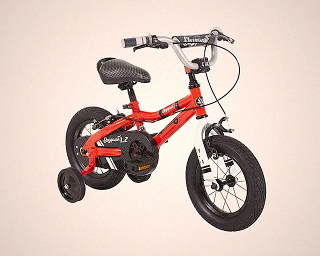 12" Red Kids Bike with Quick Assembly Easy to Build, Fun to Ride