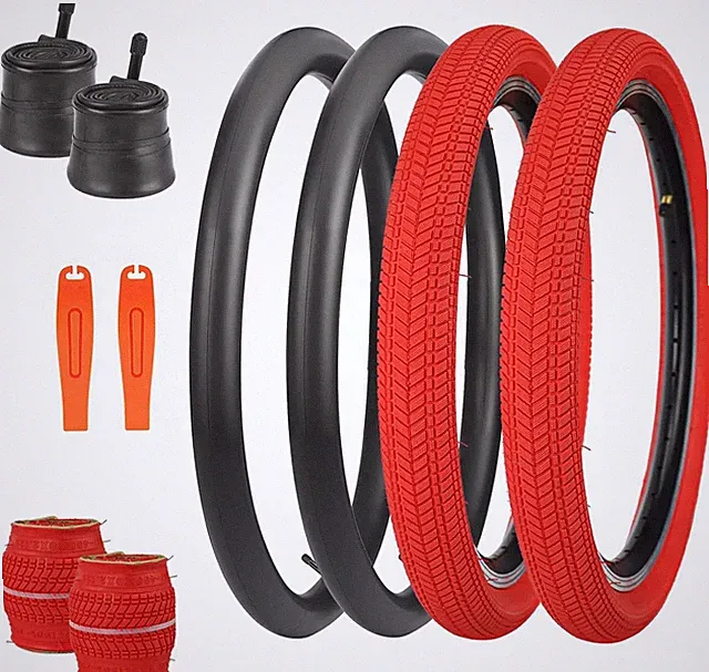 14/16/20/24/26 x 2.125 Bike tire with Tube 2 Pack Bike tire Kids Bike Folding Re
