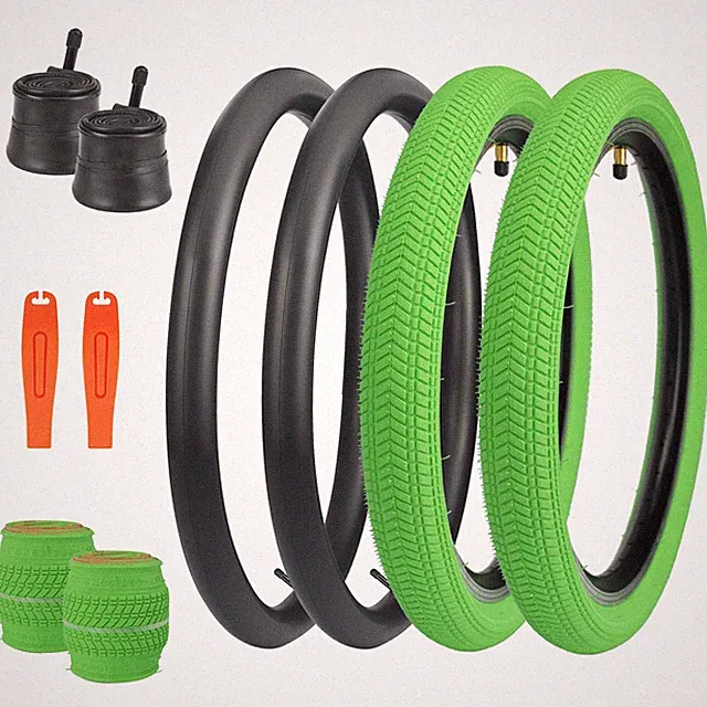 2 Pack Bike Tires Kids Folding Replacement Tires 14/16/20/24/26x2.125