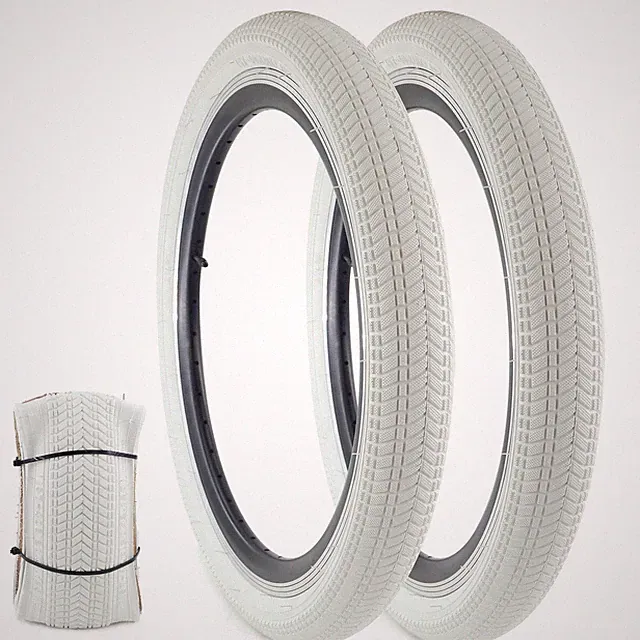 20 inch Bike Tires 2 Pack 20 x 2.125 BMX Folding Replacement for Kids Bikes