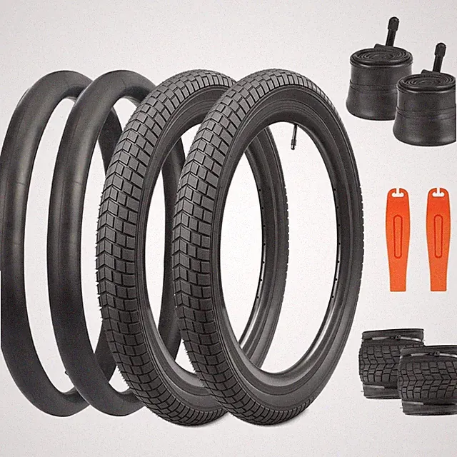 20x2.125 Bike Tires Kit 2-Pack Kids Folding Tire/Tube
