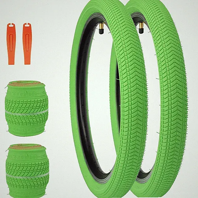 20x2.125 Kids Bike Tire Kit, Multiple Colors