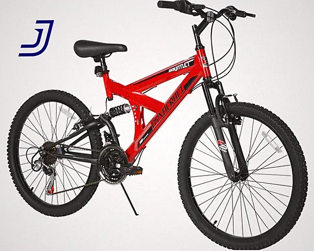 24" Gauntlet Boys Mountain Bike for Age 12+ Red Durable FREE SHIPPING USA