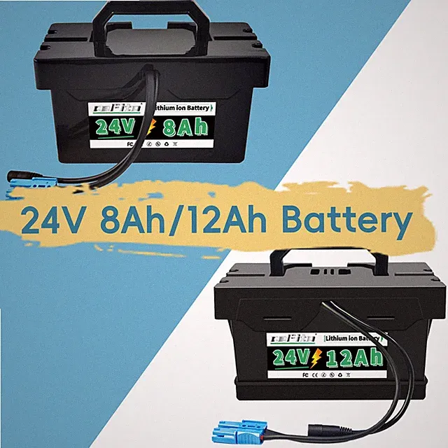 24V 12Ah Li-ion Battery for Ride-On Cars, Compatible with Dynacraft Realtree UTV
