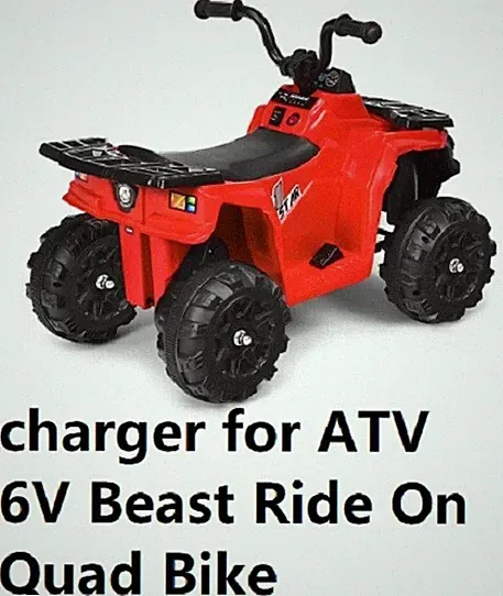 🔥6V AC DC Adapter For ATV 6v Beast Ride on quad bike