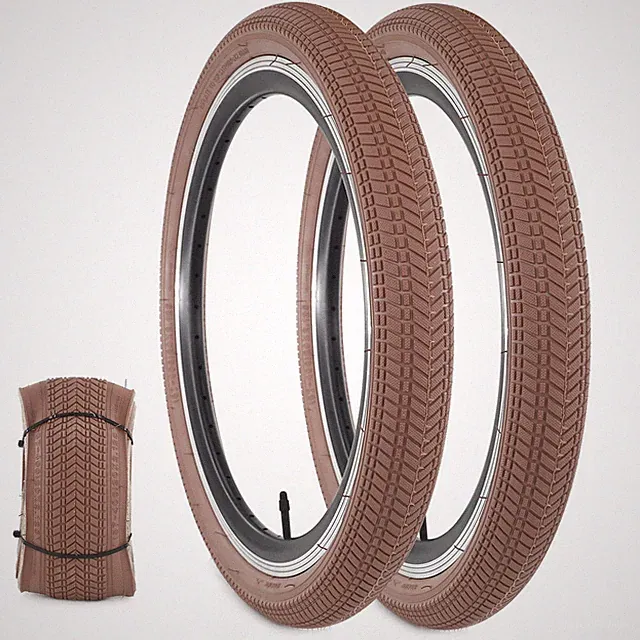 Balinge 20x2.125 BMX Bike Tire 2-Pack Folding Replacement for Kids Bikes