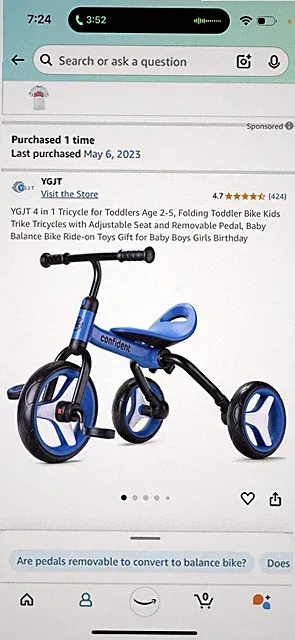 Brand New Boys Tricycle Still In Box