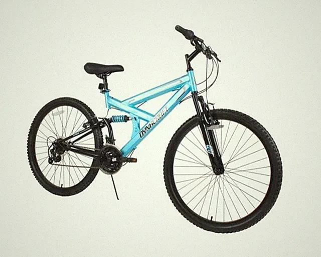 Dynacraft 26 Inch Womens Aftershock Dual Suspension Montain Bike, Blue