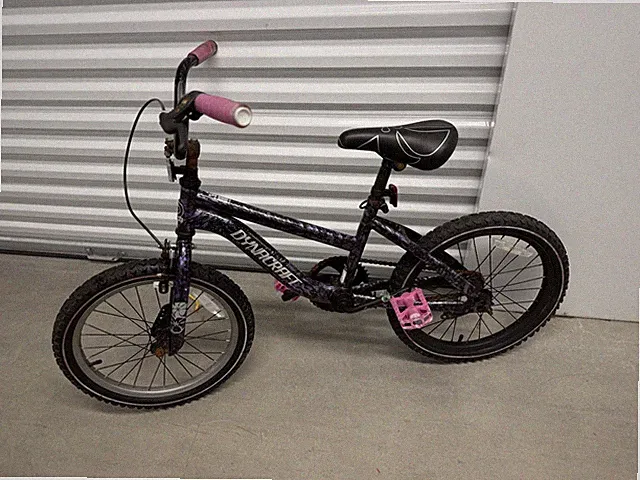 Dynacraft BMX Bike 20in Purple Black Pink Steel Caliper BMX Bar 1 Speed