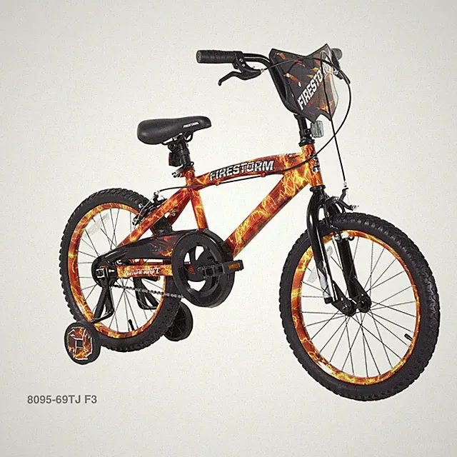 Dynacraft Firestorm Boys 18" BMX Bike, For Ages 6-9, Durable Steel Frame