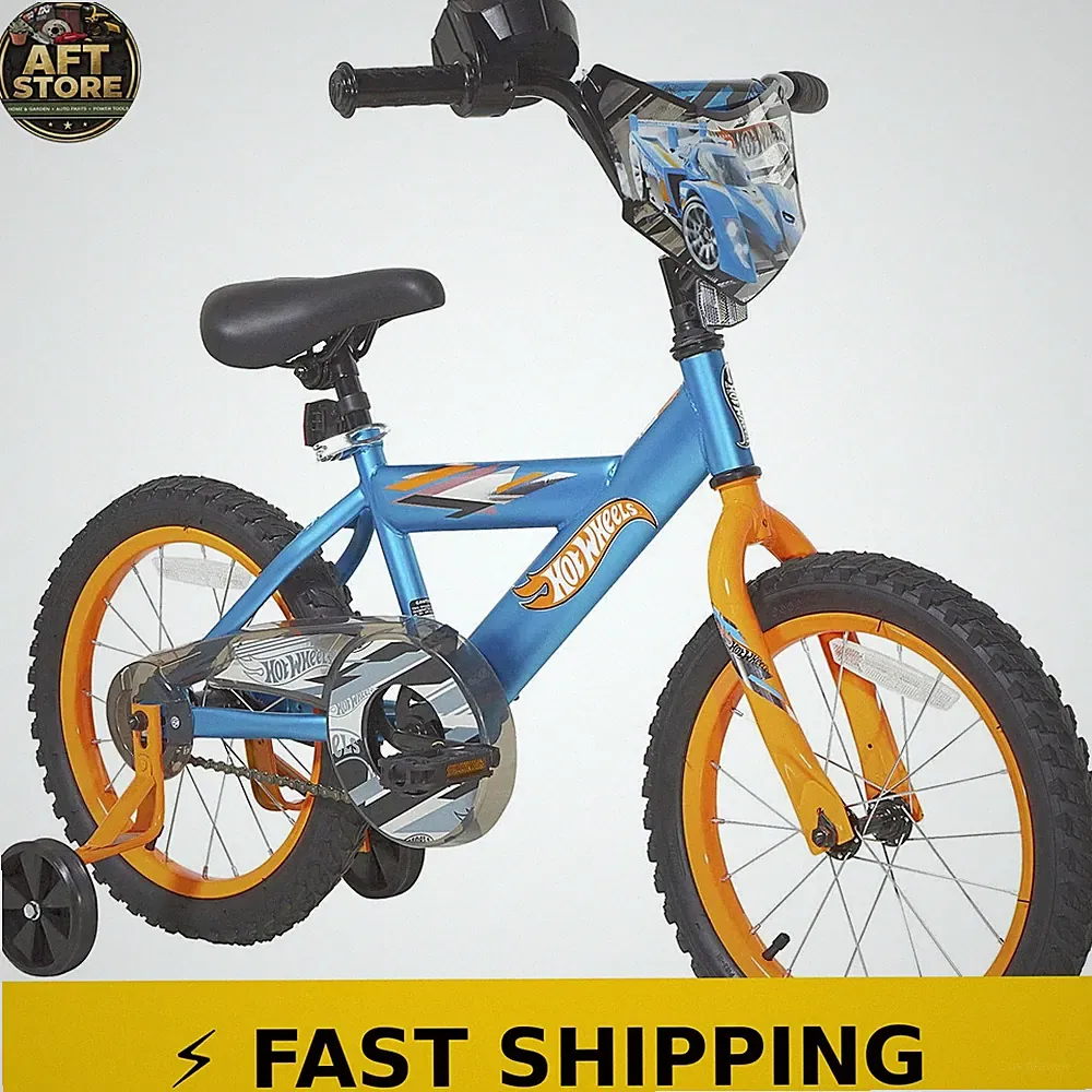 Dynacraft Hot Wheels 16-Inch BMX Bike - Blue