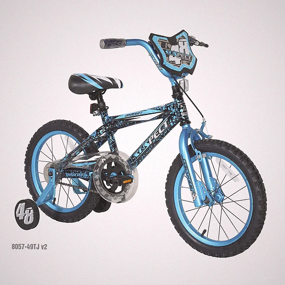 Dynacraft Suspect Boys 16 BMX Bike for Ages 5-7 Years, 1 count