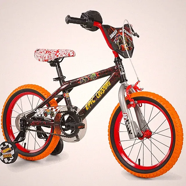 Hot Wheels Boys 16" Bike, Red & Black, Ages 3-9