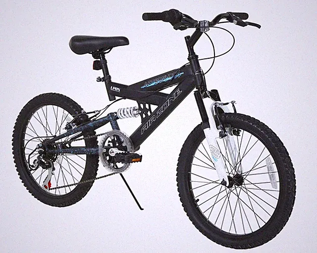 Kids Beginner Bike 20 Inch - Dynacraft Air Zone Aftershock Blue