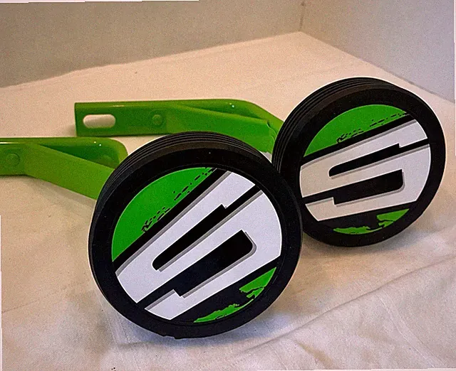Lime Green Training Wheels for Kids Bikes Brand New Never Used No Box See Pics
