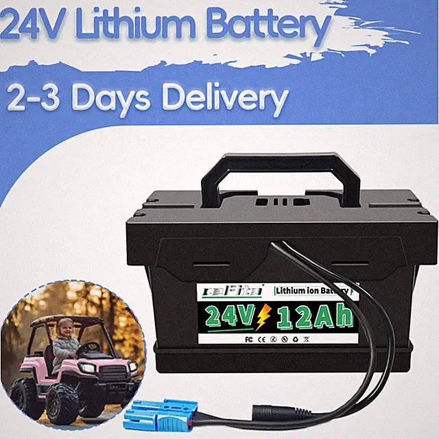 Upgrade 24V 8Ah 12Ah Lithium Battery for Power Wheels, Dynacraft Realtree UTVs